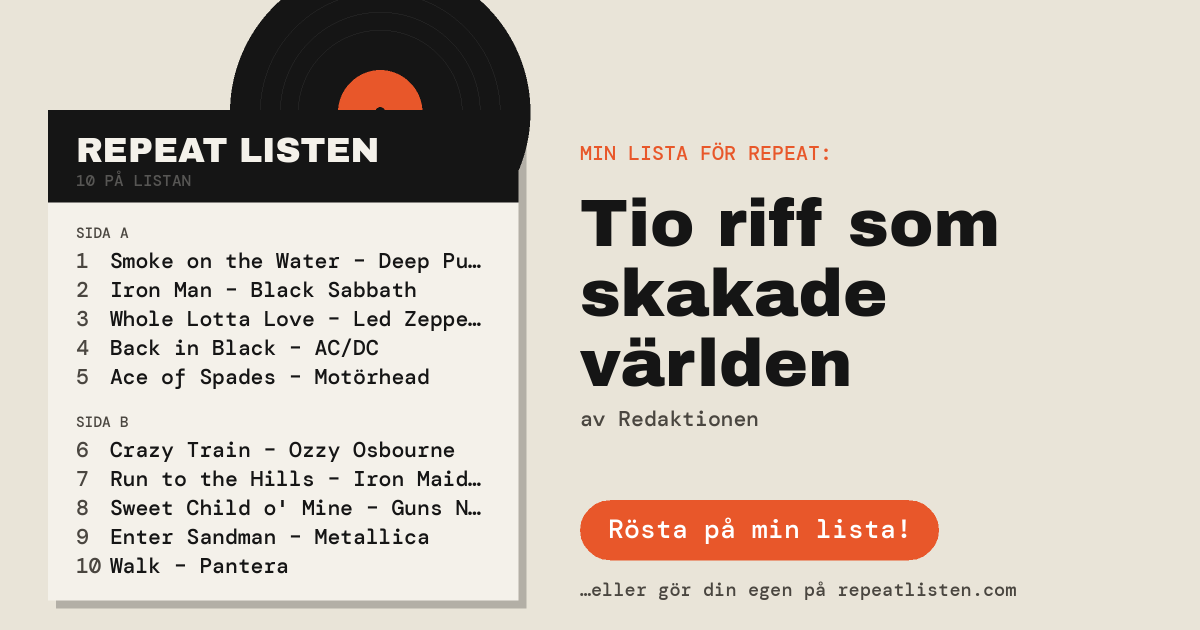 Delningsbild för Tio riff som skakade världen